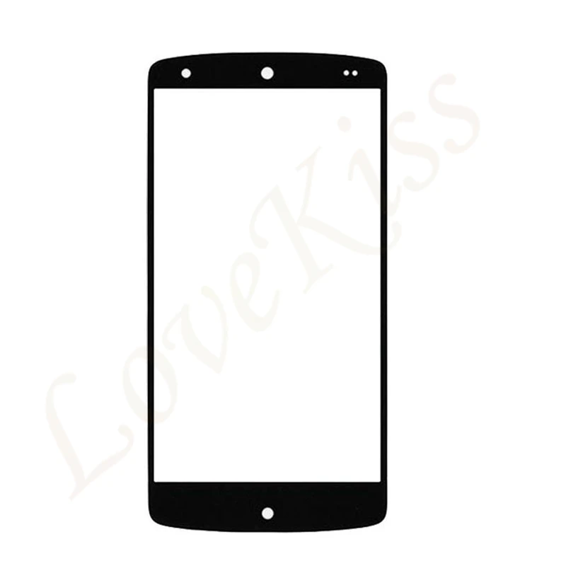 Черный Переднее внешнее стекло для LG Google Nexus 5 D820 D821 сенсорный экран Сенсорная