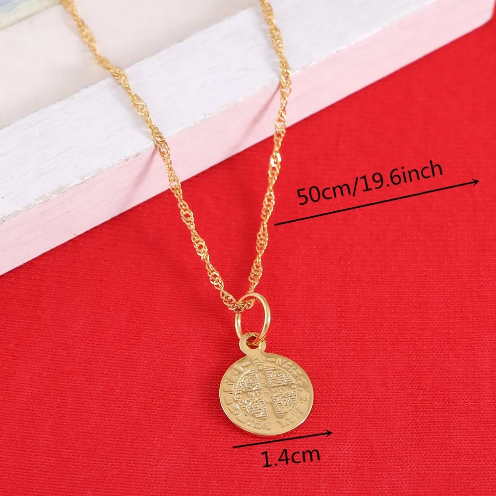 Золотое ожерелье с подвеской в стиле хип-хоп CSSML NDSMD CSPB Jesus для женщин | Украшения и