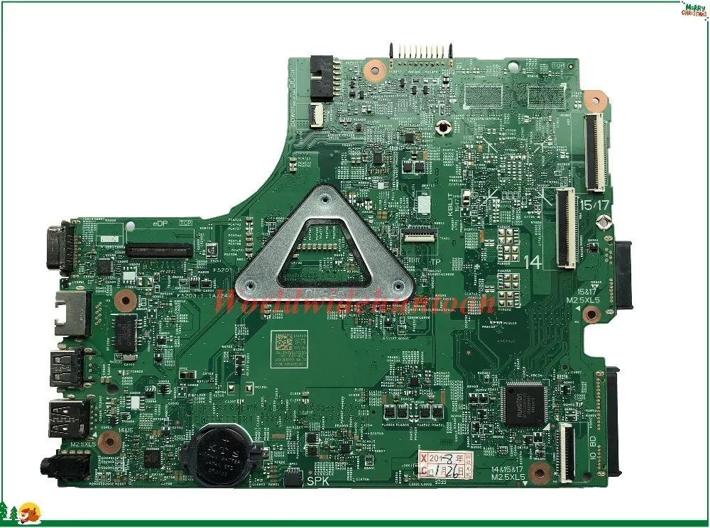 Высокое Качество MB 5VTW9 05VTW9 CN-05VTW9 для Dell Vostro 15-3000 Series Материнская плата ноутбука SR1DV