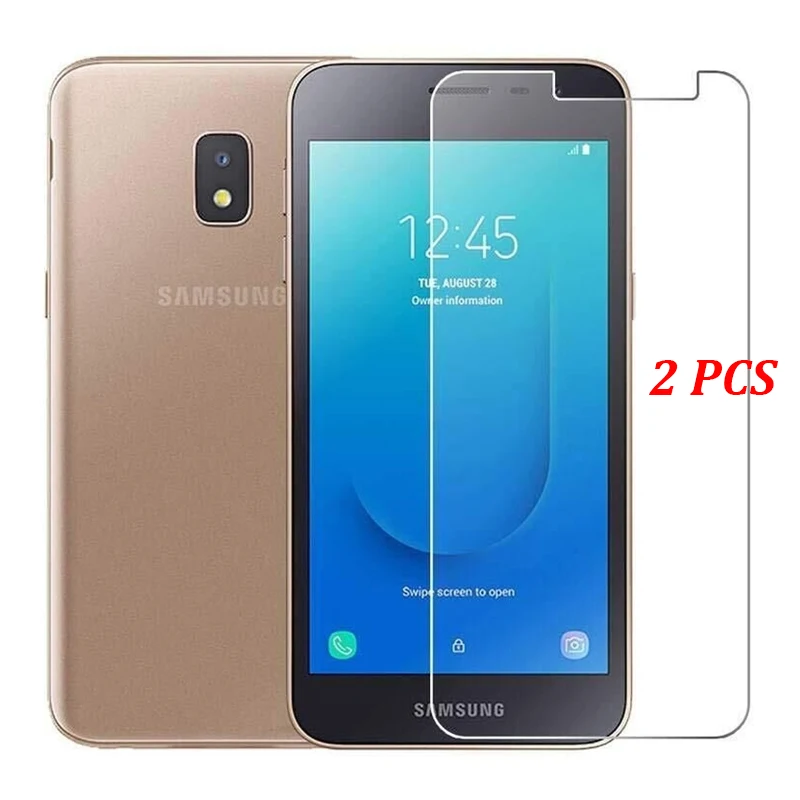 Закаленное стекло для Samsung J2 Core 2 шт. защитная пленка экрана Pro 2018 2.5D полностью