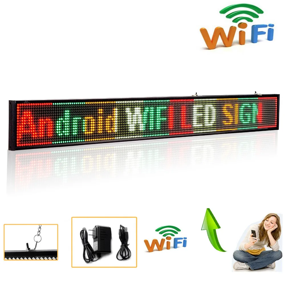 P5 16*160 SMD светодиодные знаки 32 &quotx 3 7&quot-витрина программируемый прокрутки