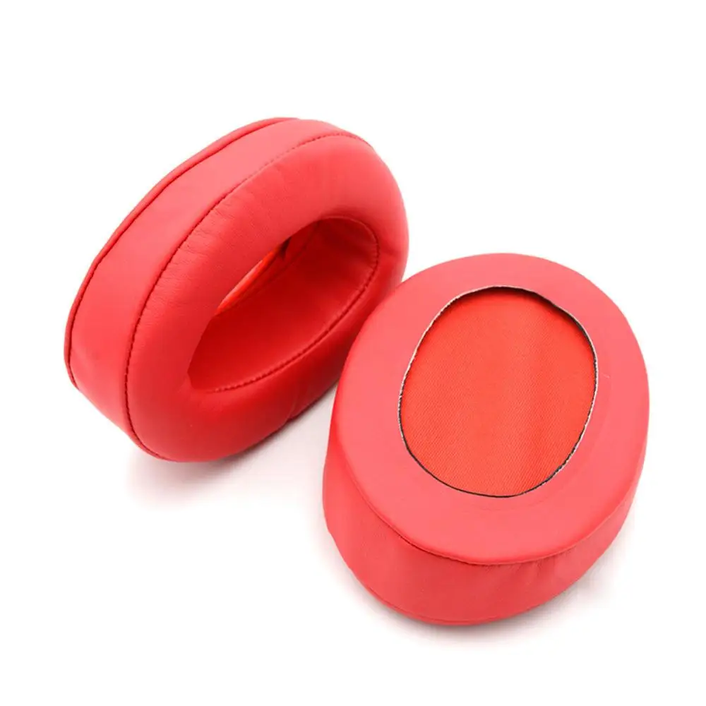 Red-Leather Высококачественные кожаные подушечки для наушников, Сменные подушечки подушки для подушек, запасные части для наушников HyperX Cloud Alpha - Цвет: Red-Leather