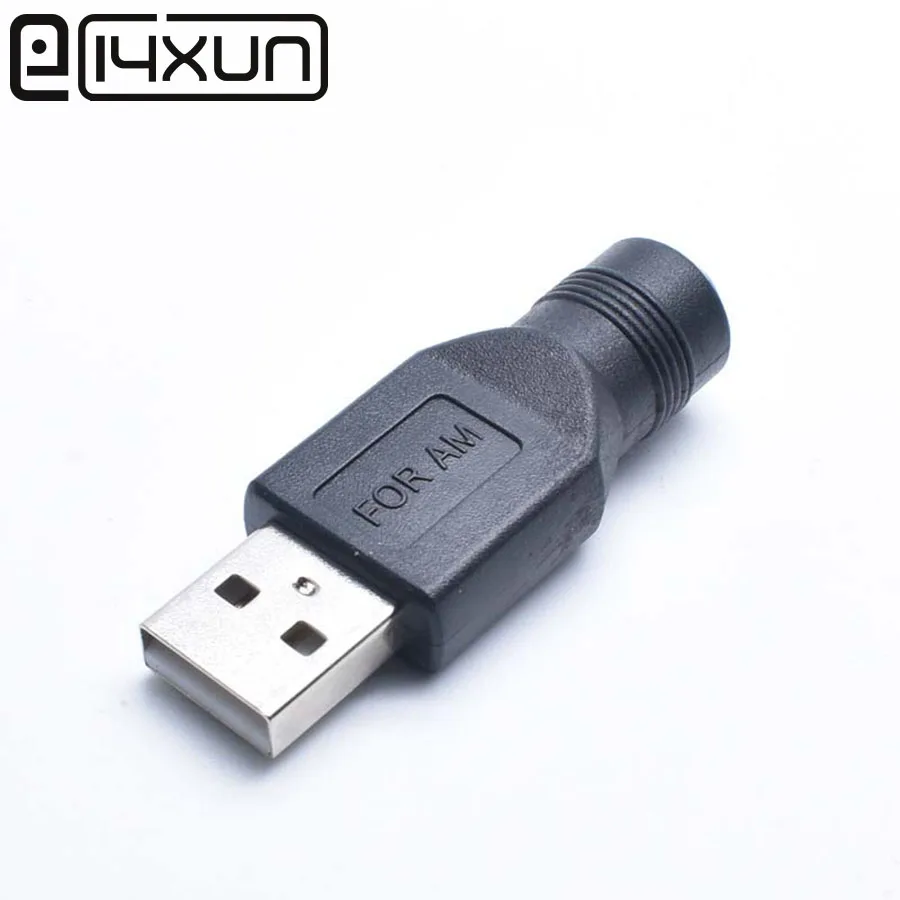 EClyxun 2 шт. DC 5 5*2 1 мм гнездо USB 0 штекер В разъем питания адаптер для ноутбука ПК|male power
