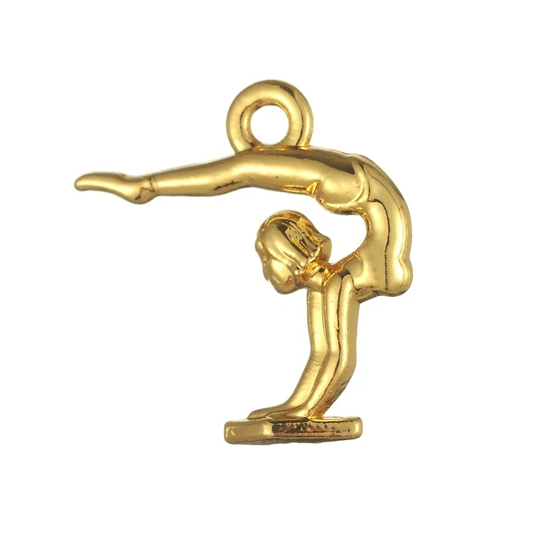 Шармы для гимнастов LIKGREAT шармы изготовления ювелирных изделий золотого и