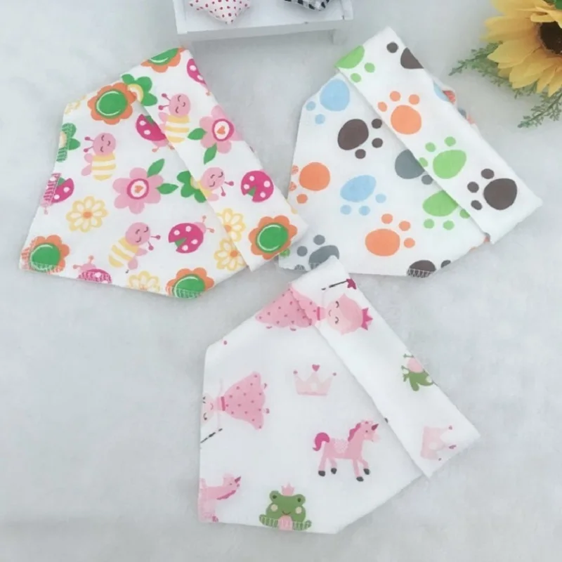 1 шт. треугольный нагрудник для малышей слюнявчик полотенце с мультяшным