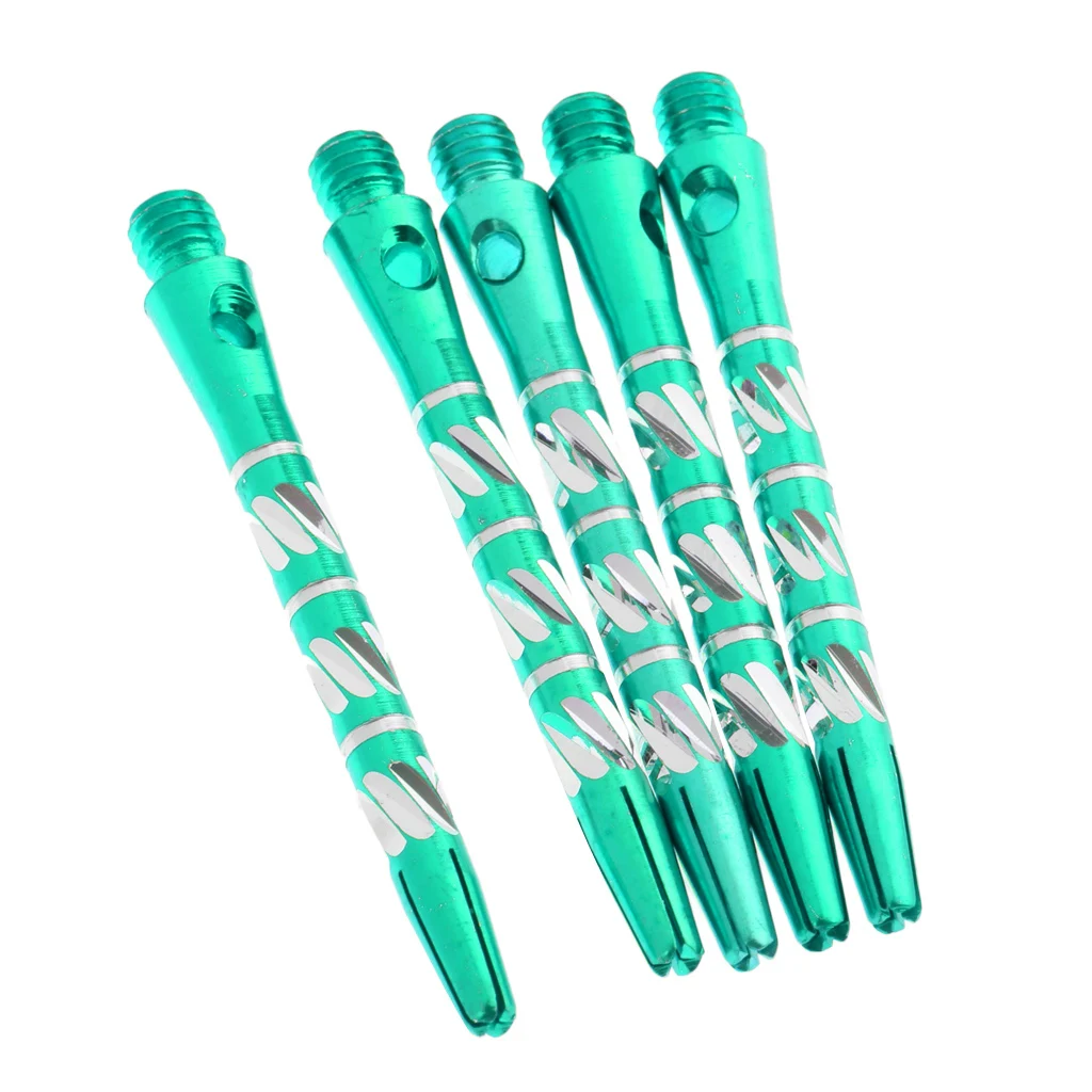 5 шт. 45 мм 2BA резьба сплав дартс стебли повторно рифленые Дартс Валы Замена синий