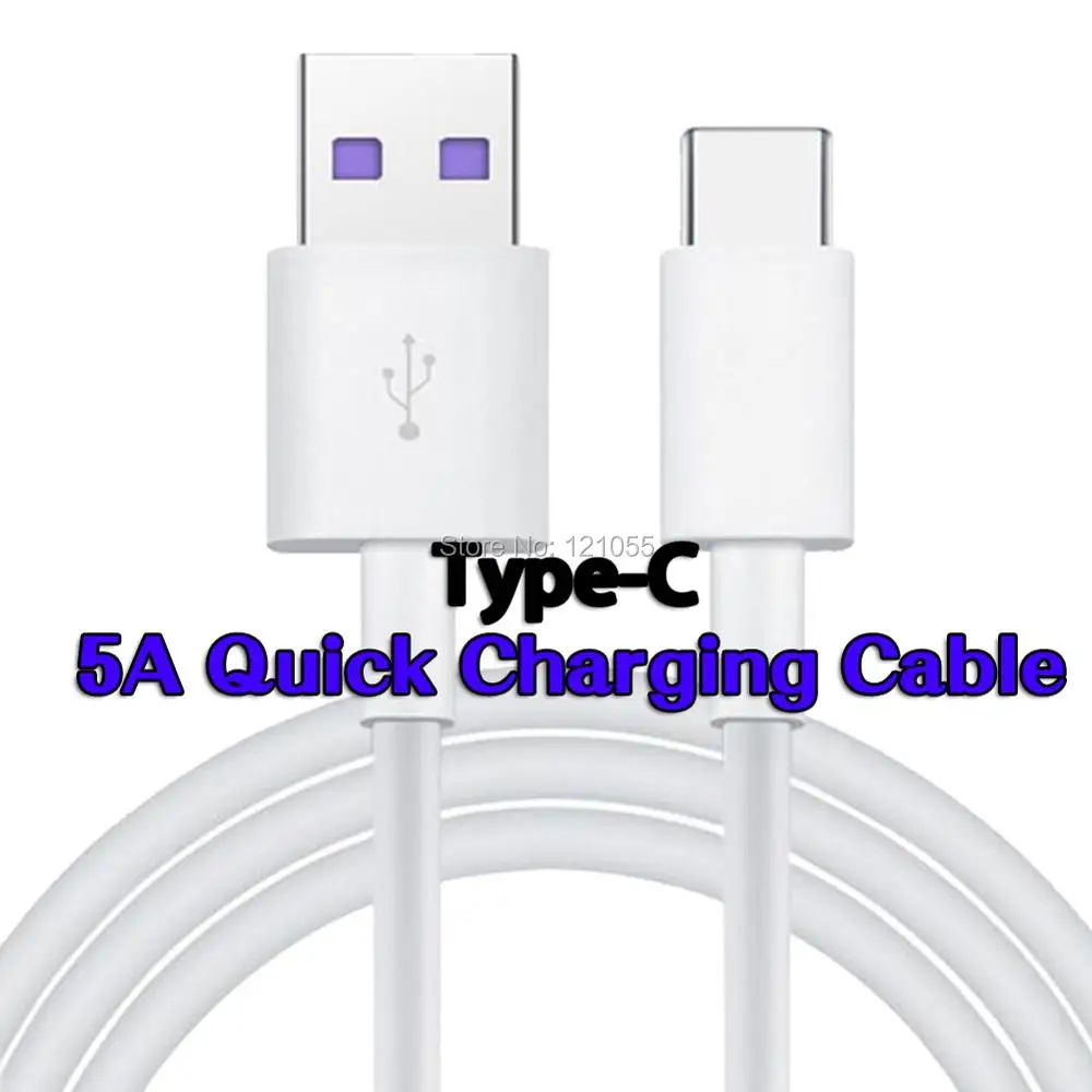 

Supercharge Type-C Cable for Huawei xiaomi charger cable for Samsung LG USB 3.1 fast quick charging 3.0 cord USB-C 5A 200pcs/lot