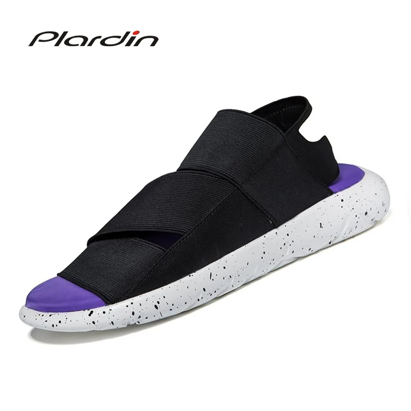 Plardin/Новые летние модные Вьетнамки пляжные сандалии мужские на плоской подошве