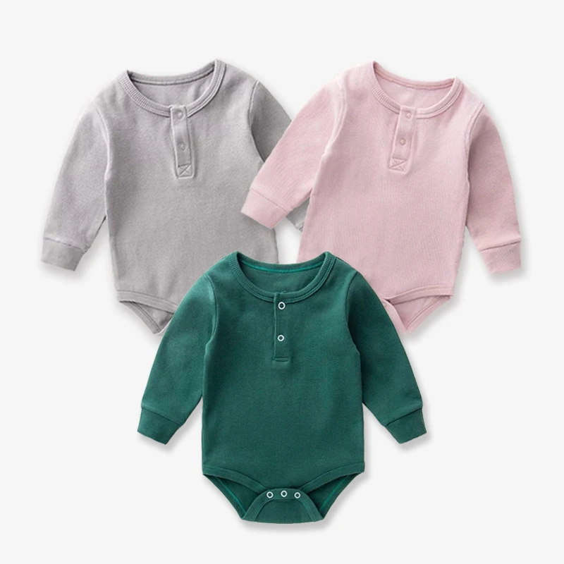 Новый комбинезон От 0 до 2 лет модная весенняя одежда для новорожденных девочек