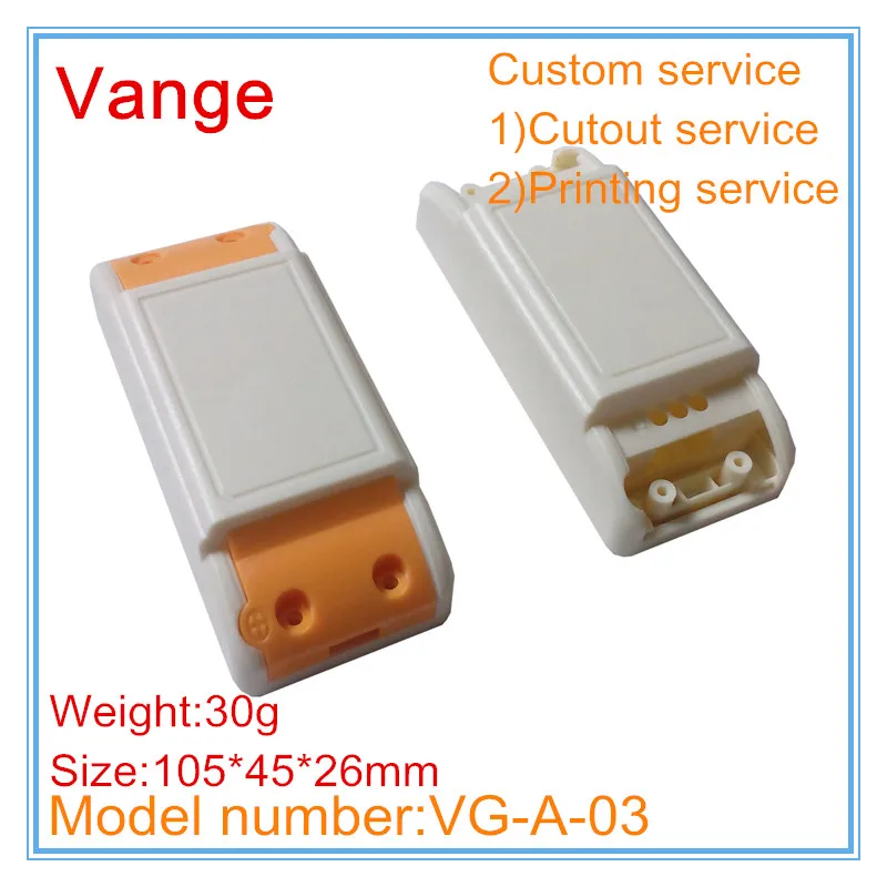 5 шт./лот led driver project box IP54 огнеупорный PC Пластиковый корпус для инструментов diy