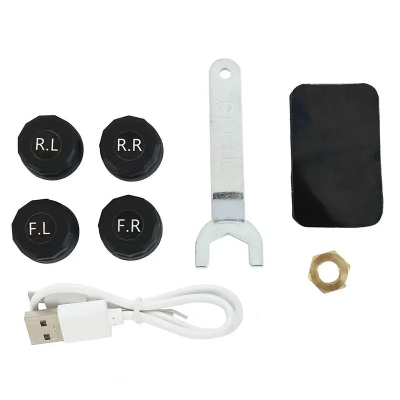 Автомобильная TPMS система контроля давления в шинах Солнечная энергия