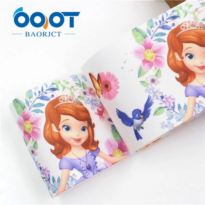 G-18829-1043 OOOT BAORJCT G-18829-1042, 75 мм, 10 ярдов мультфильм ленты термотрансферный Печатный корсаж Свадебные аксессуары DIY ручной работы - Цвет: G-18829-1043