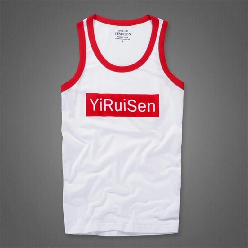 2018 New Fitness Cotton Men Tank Top High quality Fashion Bodybuilding Letter | Мужская одежда