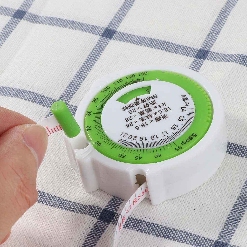 BMI Body Mass Index Retractable Tape 150cm Measure Calculator Diet Weight Loss Measures Tools | Инструменты