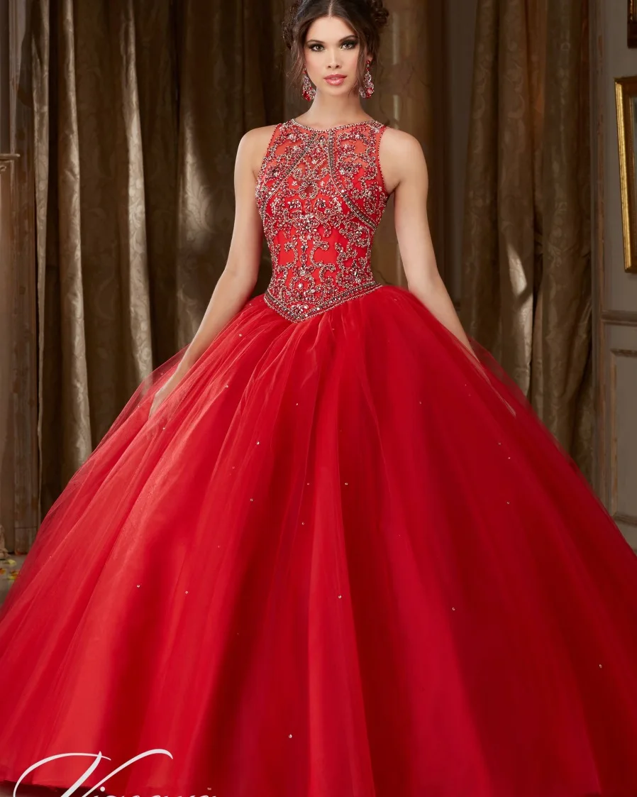 2017 Платье 15 Anos Дебютантка Платья Плюс Размер Золушка Паффи Quinceanera Красный Дешевые