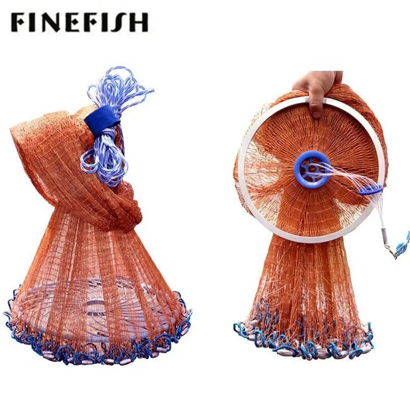 Сеть рыболовная Finefish в американском стиле мелкая сетка для рыбалки занятий