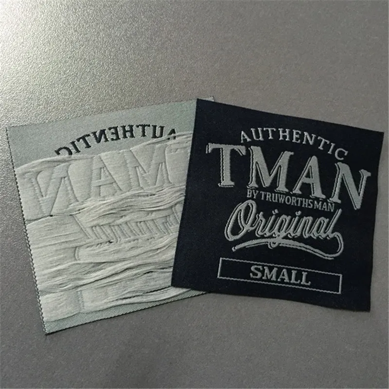 

Custom woven labels clothing main labels back neck center labels