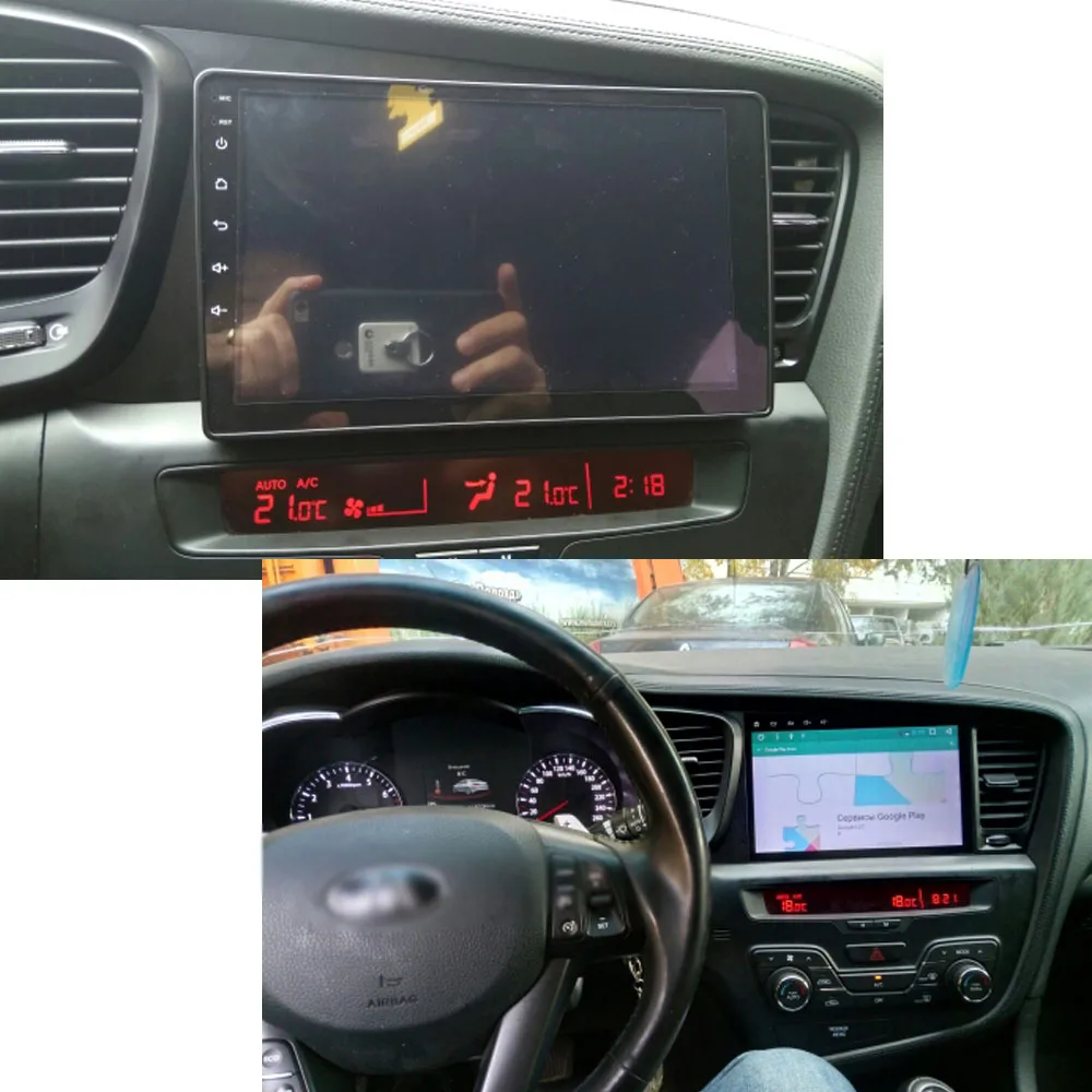 Android автомобильный аудио gps навигационный плеер для Kia K5 Optima 2011 2014 без Canbus 9