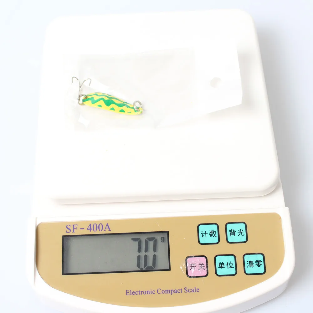 Горячие Продажи 10 Шт. Форель Ложка Металл Прикормы Spinner Приманки Бас Снасти