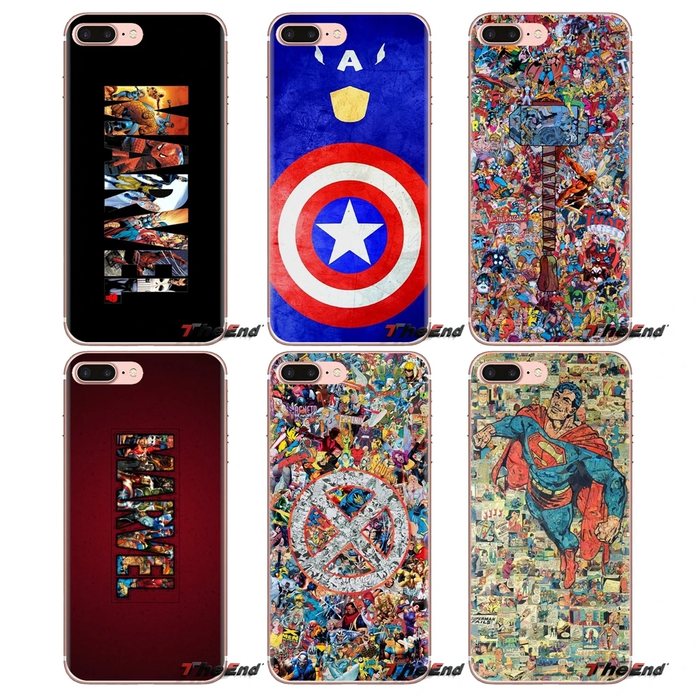 Soft Shell Чехлы Мстители из комиксов Marvel Superhero для Huawei NOVA 2 3 2i 3i Y6 Y7 Y9