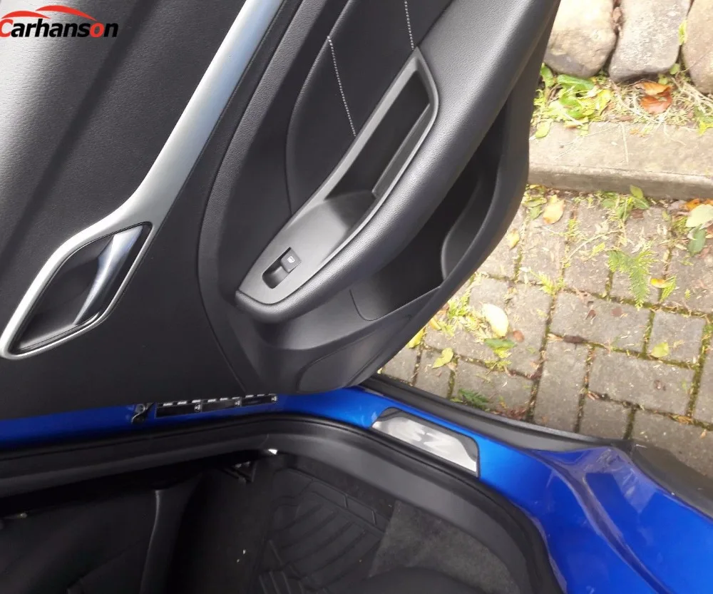 Автомобильный Стайлинг для Mg Zs автомобильные аксессуары из нержавеющей стали, Накладка на порог, защита от потертостей, защита для автомобиля, наклейки