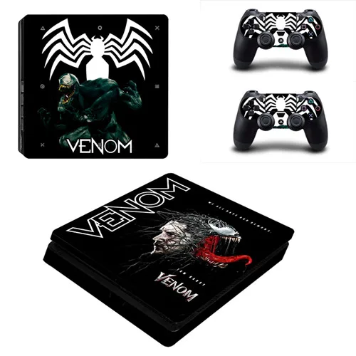 YSP4S-2759 Marvel Человек-паук PS4 тонкая кожа Наклейка Винил для консоли playstation 4 и 2 контроллеров PS4 тонкая кожа Наклейка s Наклейка Человек-паук - Цвет: YSP4S-2759