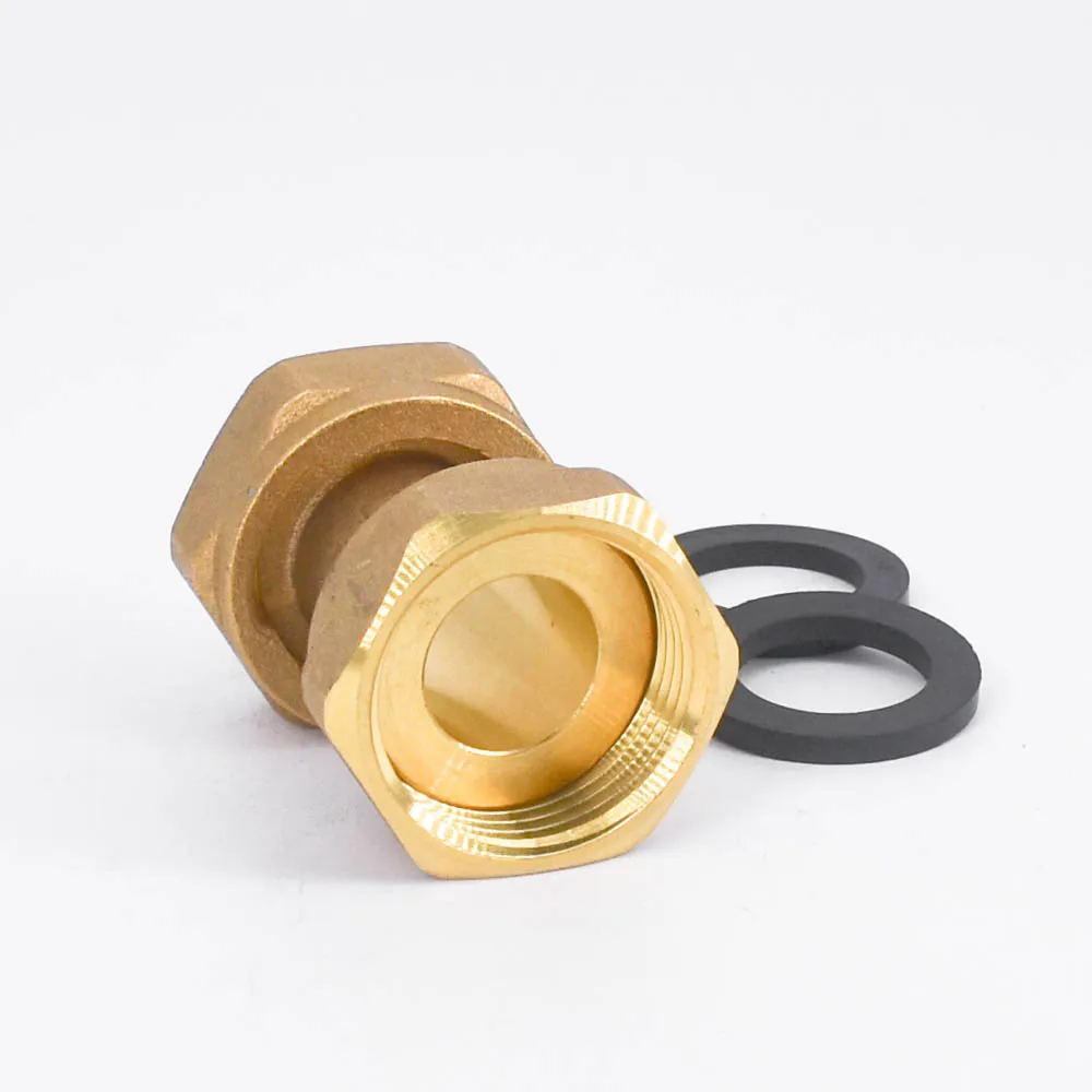 1 &quotBSP Женский латунный фитинг для труб воды газовое масло счетчика воды|Фитинги