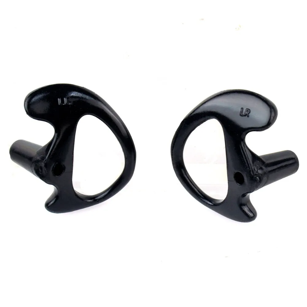 1 пара черные мягкие вкладыши большие силиконовые портативные аксессуары для