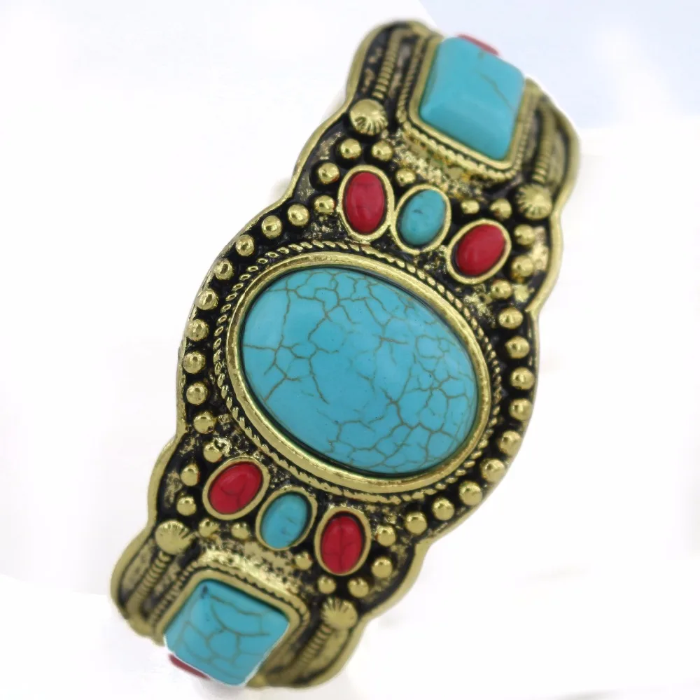 Винтажные антикварные серебряные браслеты и обручи с тройным камнем для женщин