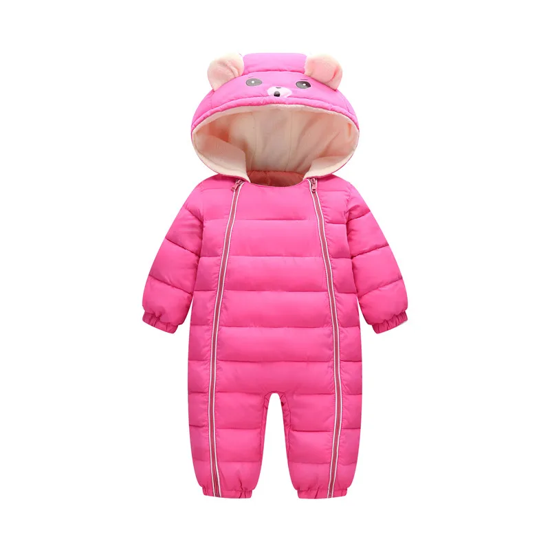 2018 spring Winter Baby Newborn snowsuit Snow Wear Coats Boy Warm Romper down Cotton Girl clothes Bodysuit | Детская одежда и