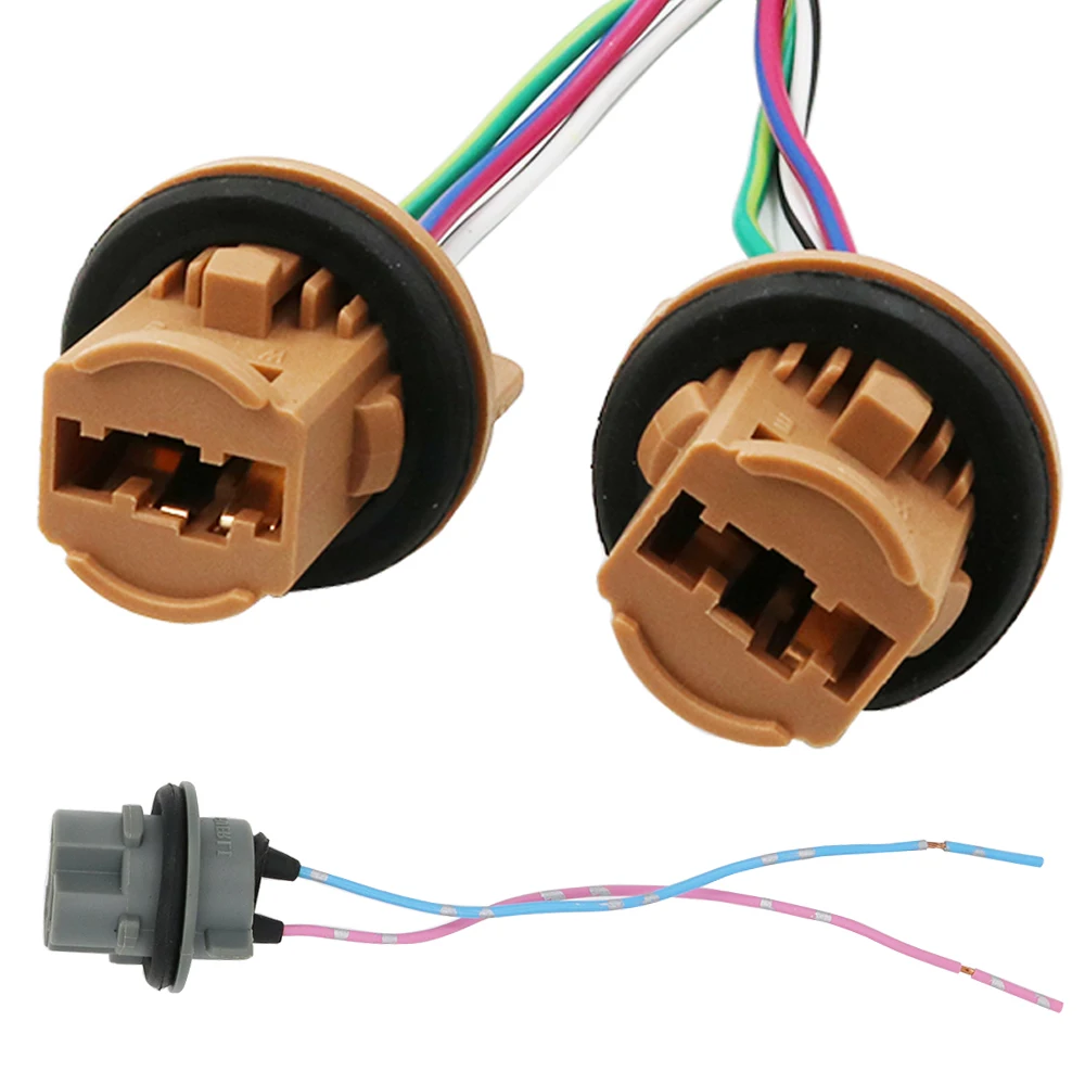 YSY t20 7440 7443 LED w21/5w патрон лампы Разъем Автомобильный тормозной сигнал