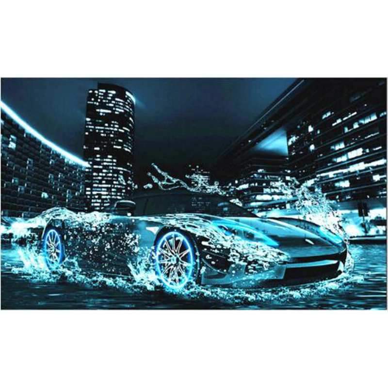 5D полноразмерная алмазная живопись сделай сам спортивный автомобиль Алмазная
