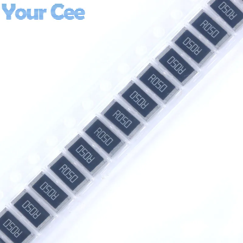 50 шт. 2512 SMD резистор 1 Вт 0 05 Ом 0.05R R050 1% чип высокой точности|smd resistor 1w|smd resistorresistor 1w |
