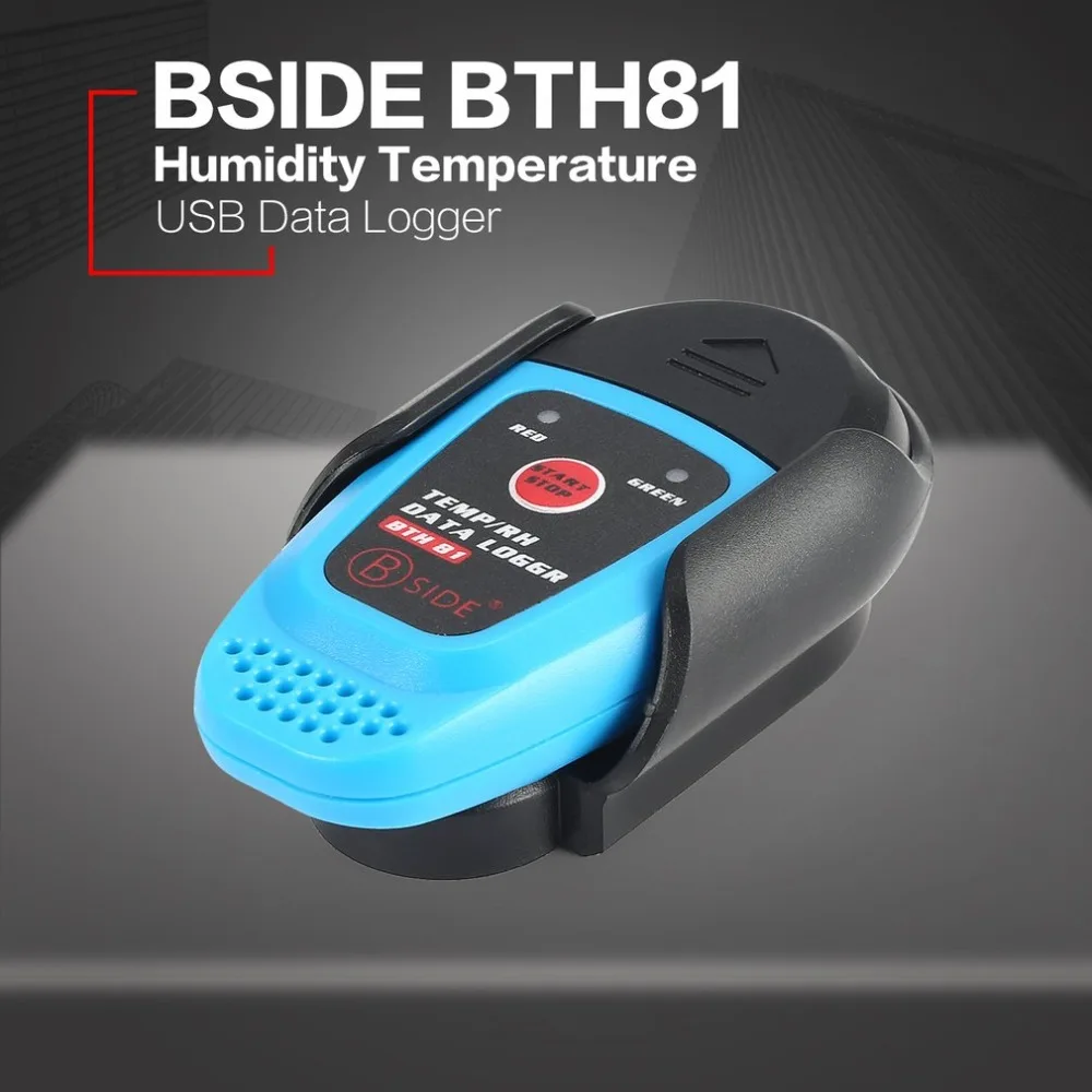 BSIDE BTH81 USB влажность температура регистратор/RH термометр регистрации данных