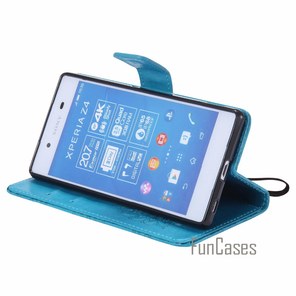 Рельефный чехол с изображением цветов и СПС coque sony Xperia Z4 Z3 плюс Чехол fundas E6533 E6553 5 2