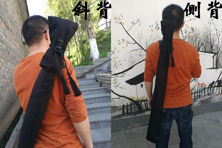 3 цвета назад стиль Kendo кунг фу Боевые искусства воин ножи сумки бамбуковые мечи