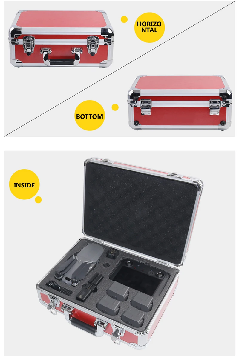 DJI Mavic 2 с экраном пульт дистанционного управления беспилотный корпус MAVIC2 с экраном дистанционного оборудования коробка чемодан для DJI Квадрокоптер