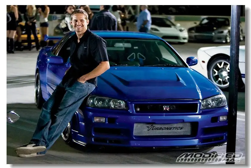 Бесплатная доставка индивидуальное украшение для дома обои Пол Уокер плакат