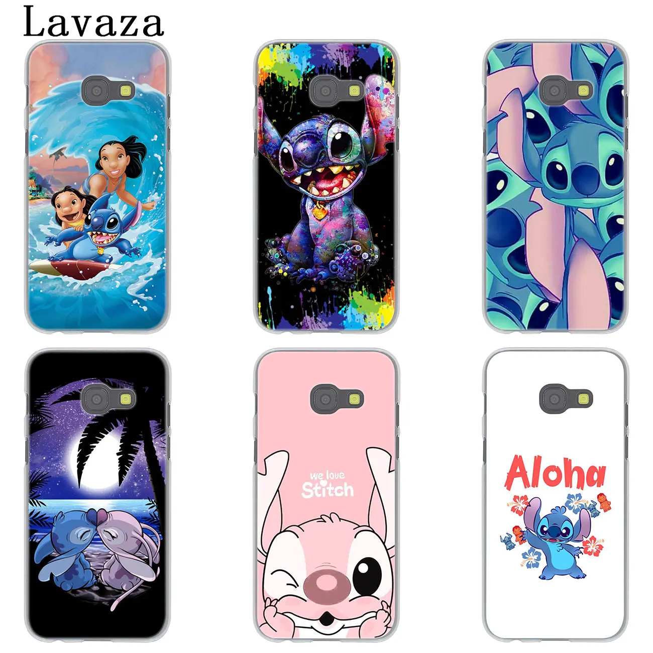 Милый жесткий чехол для телефона Lavaza Anime Lilo Stitch Samsung Galaxy Note 10 9 8 A9 A8 A7 A6 Plus 2018 A3 A5 2017