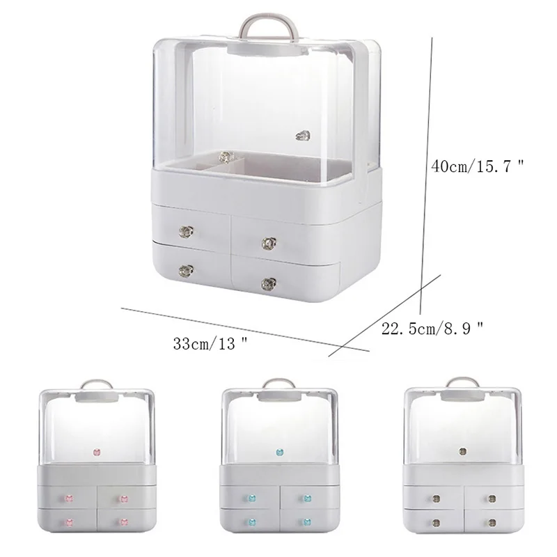 Большой Настольный ящик косметический для хранения многофункциональный дома