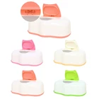 Коробка для салфеток, пластиковый чехол для влажных салфеток хранилище для туалетной бумаги, бумажный органайзер для салфеток, многоразовый контейнер для хранения 80 листов