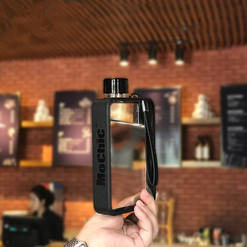 MoChic Креативный новый материал плоский чайник портативная бумажная бутылка для