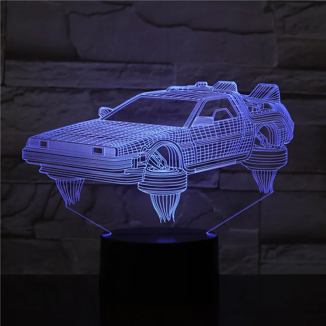 Новинка Супер гоночный автомобиль 7 цветов Светодиодные ночные лампы для детей
