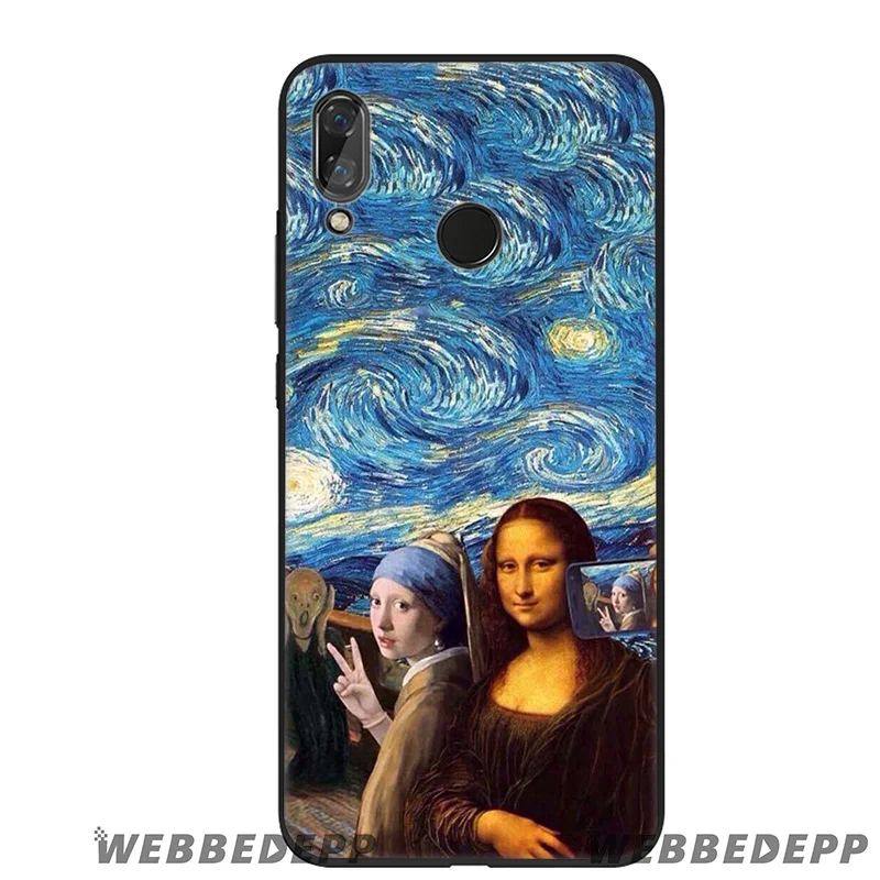 5 Мягкий силиконовый чехол WEBBEDEPP с изображением Ван Гога для huawei Honor mate 20 10 8X 8C 8 6A 7A 7X 7C Lite Pro из ТПУ - Цвет: 5