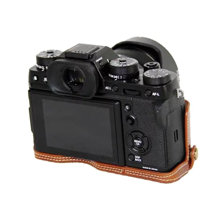 Чехол из искусственной кожи для камеры наполовину для FujiFilm XT2 XT3 FUJI X-T2 X-T3