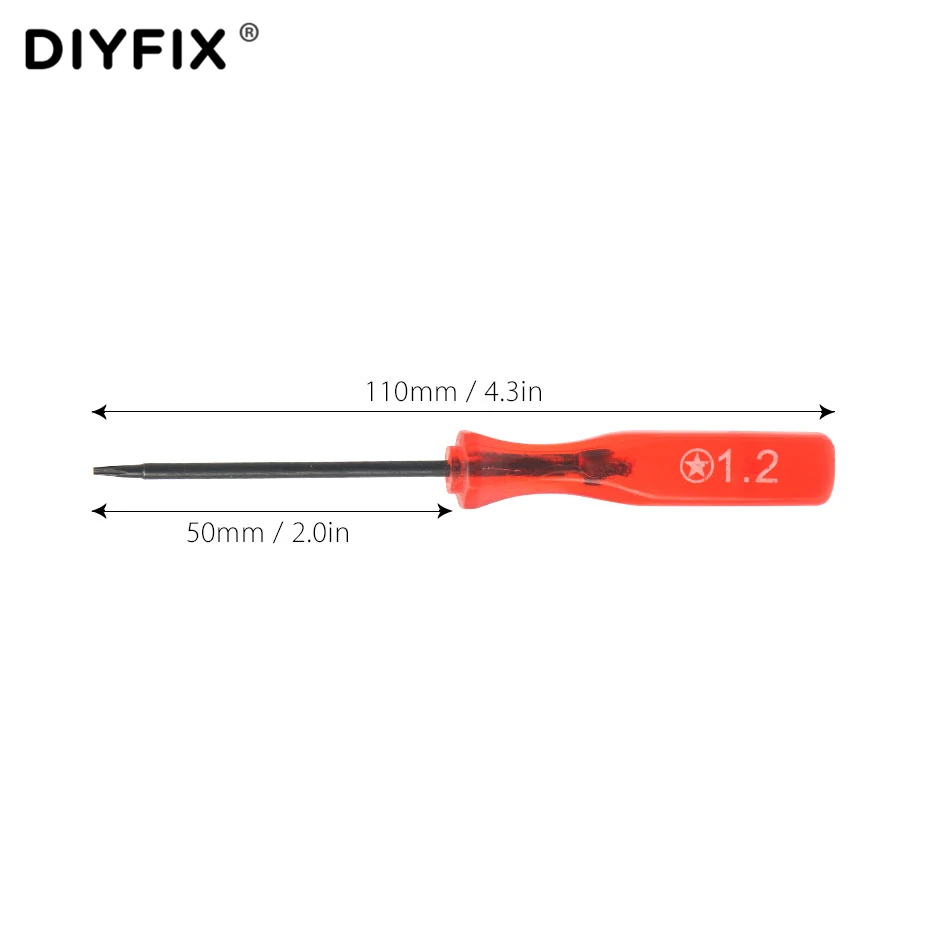 DIYFIX P5 крышки Pentalobe отвертка 1,2 мм 5-точечная звезда отвертка для MacBook Air Pro retina ноутбук Открытие Инструменты для ремонта