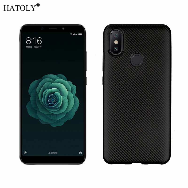Чехол HATOLY для Xiaomi Redmi S2 Ультратонкий Мягкий ТПУ чехол-накладка из углеродного