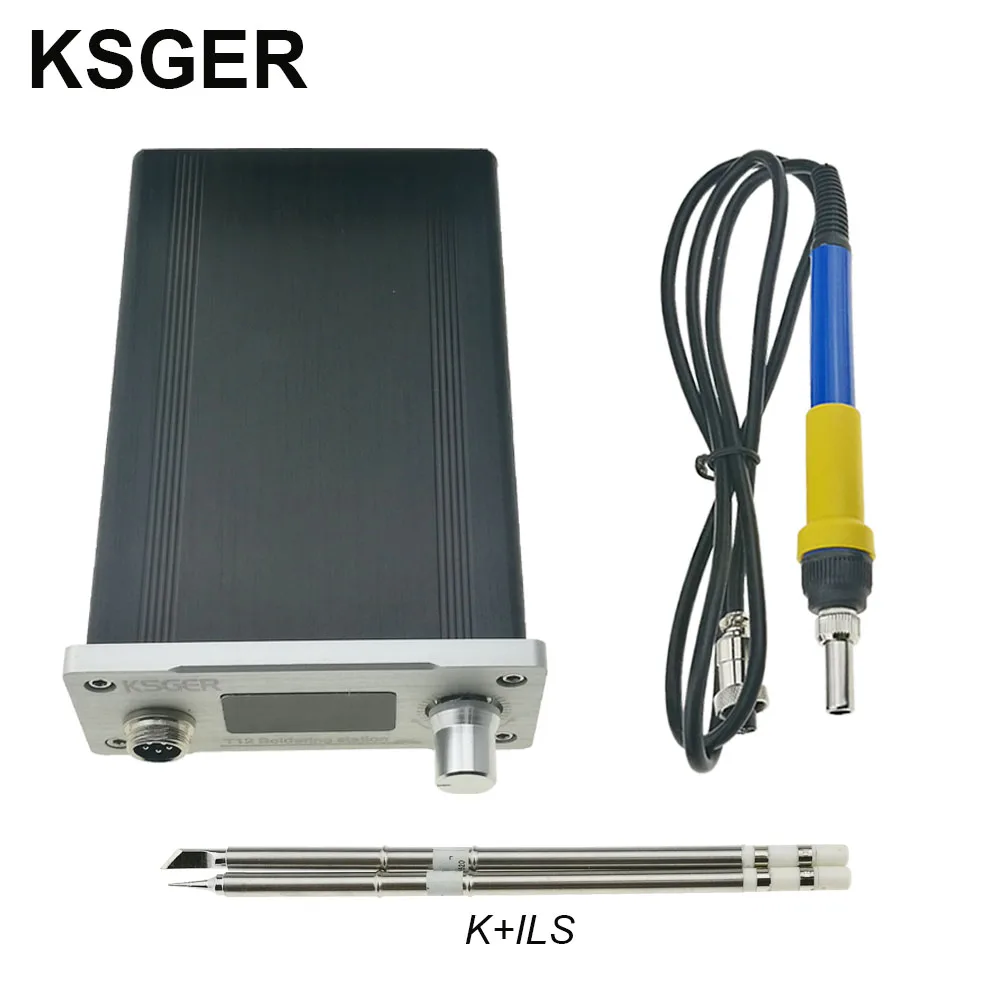 SET 3 KSGER V2.1S STM32 OLED T12 контроллер температуры металлический чехол Крышка паяльник станция 9501 паяльная ручка с батареей - Цвет: SET 3