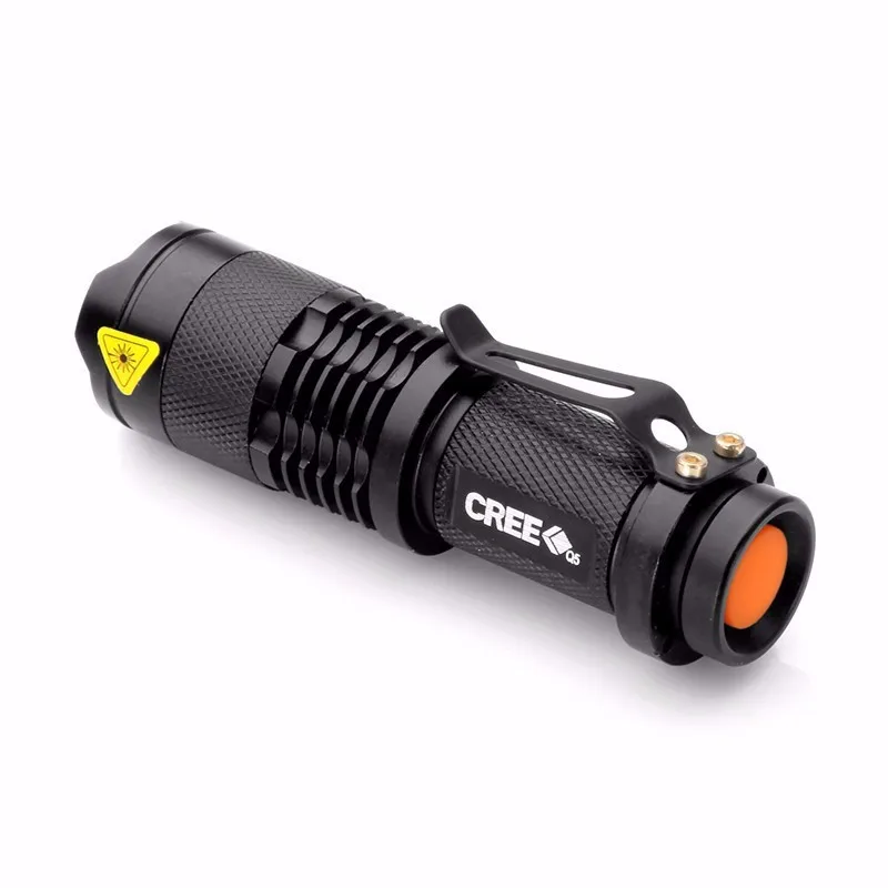 U F SK68 CREE Q5 800 люмен 1 Режим Масштабирование Регулируемый мини карманный