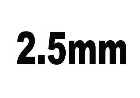 Силиконовое ранение пищевого класса медицинского класса нетоксичное и без запаха прозрачное уплотнение диаметром 1-18 мм - Цвет: 2.5mm